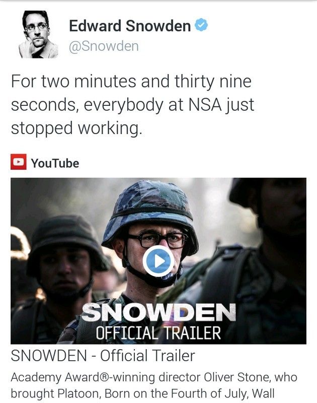 edward snowden post