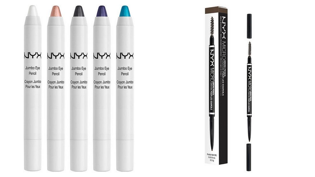 NYX Jumbo Eye Pencil / NYX Micro Brow Pencil