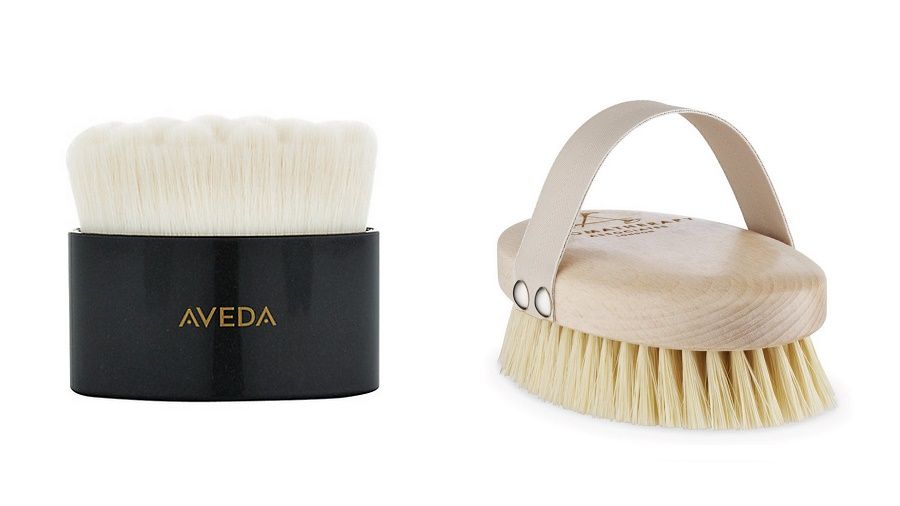 AVEDA Facial Dry Brush / Aromatherapy Associates Body Brush