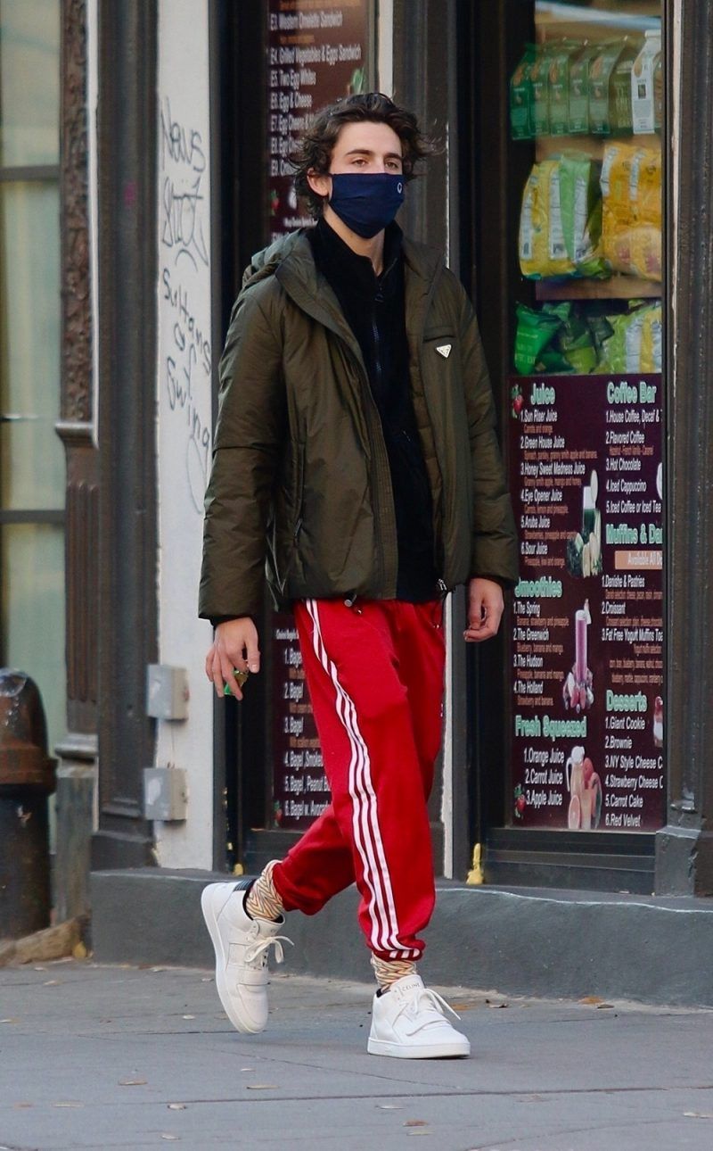 Journal Man Timothée Chalamet u jako cool street style kombinaciji