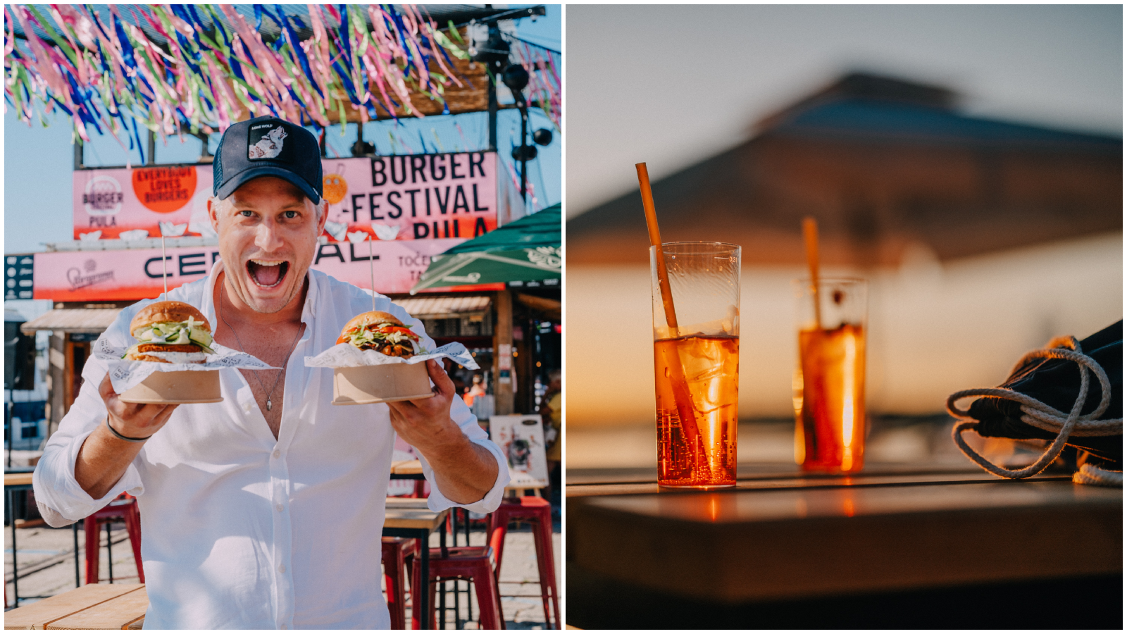 Na Burger festivalu u Puli u sočnim burgerima i osvježavajućim koktelima uživa se tik uz more