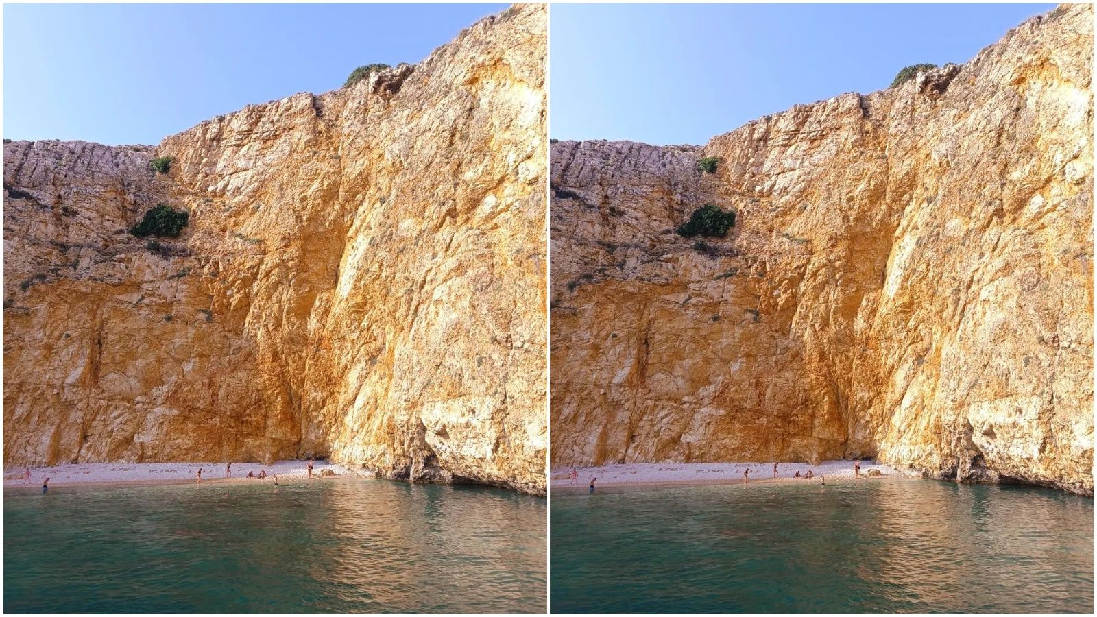 Ovu plažu nazivaju zlatnom (Golden Bay), a nalazi se na jednom kvarnerskom otoku