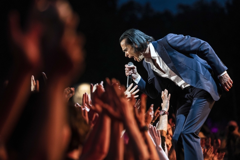 Nick Cave and the Bad Seeds performing live at All Points East Festival, Victoria Park, London - 28th August 2022