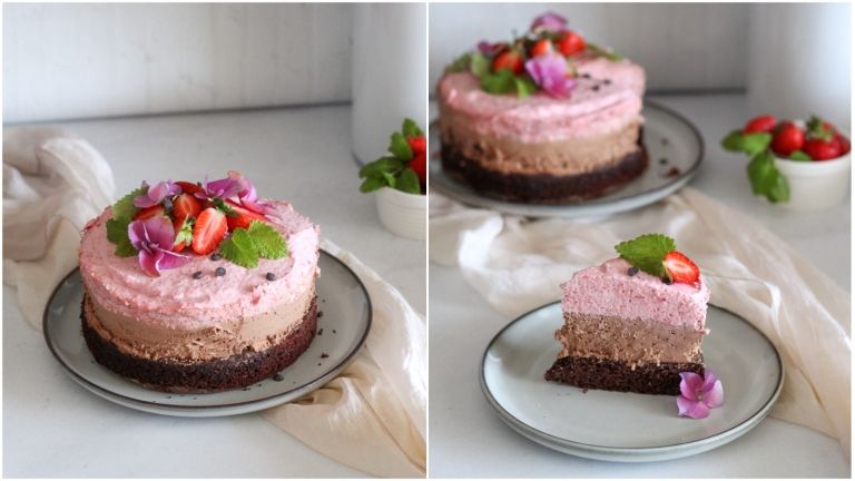 Tonkina kužina_Mousse torta od čokolade i jagoda