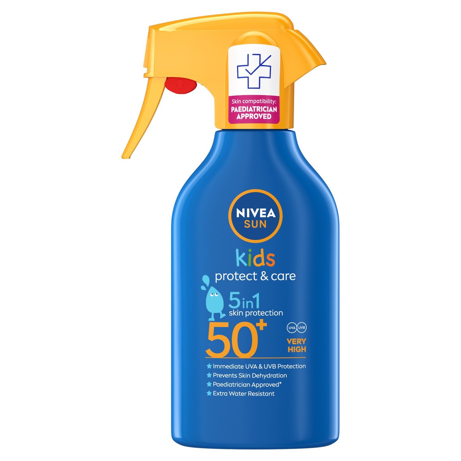 NIVEA SUN Protect & Care Trigger dječji sprej SPF 50+,