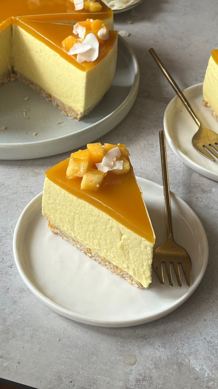 Kokos mango cheesecake_Cellulite factory