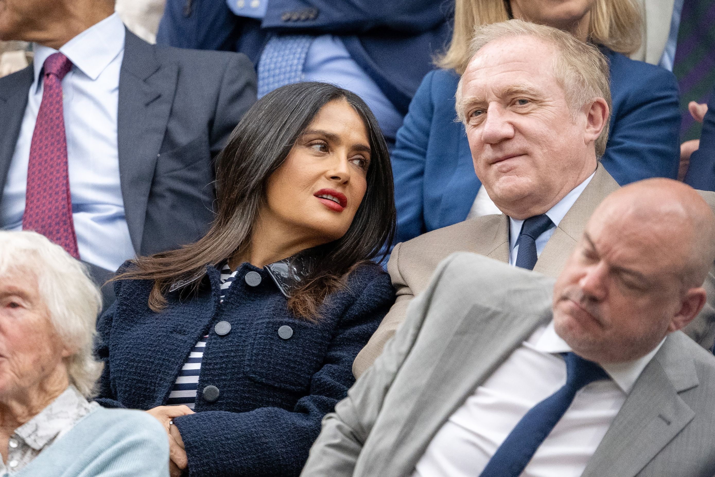 Salma Hayek i François-Henri Pinault Wimbledon