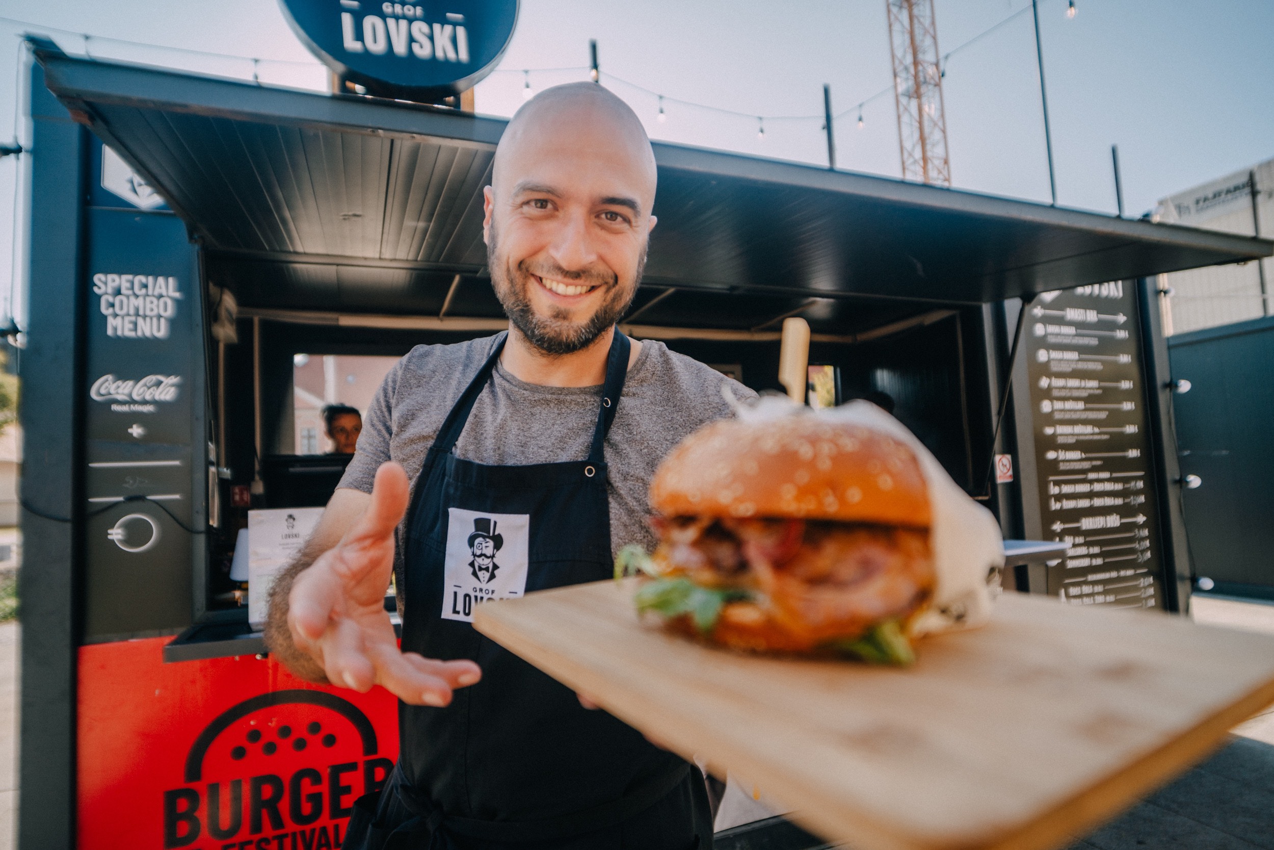 Marko Lušić_Grof Lovski na Špancir Burger Festivalu