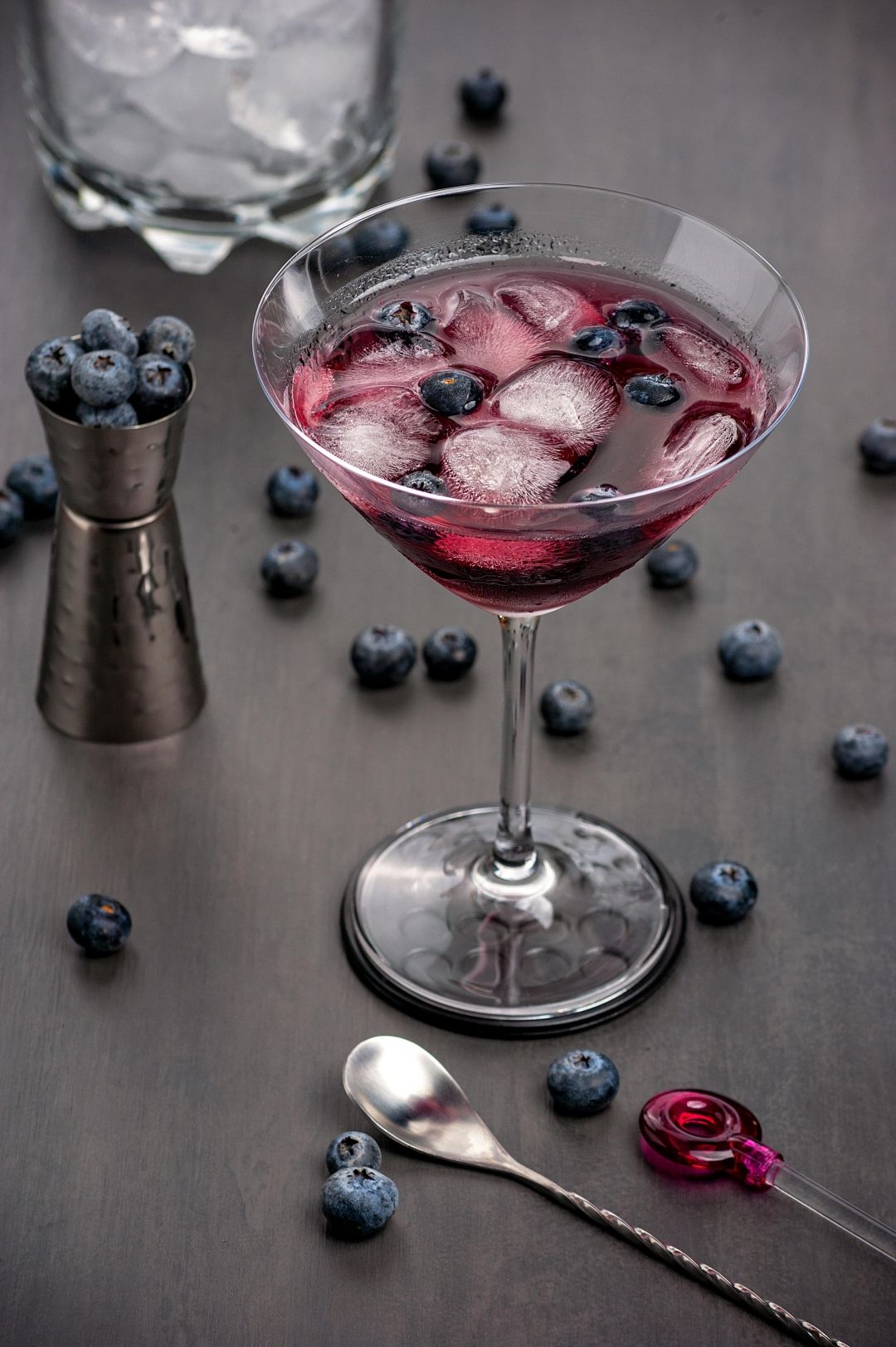 blueberry mint mocktail