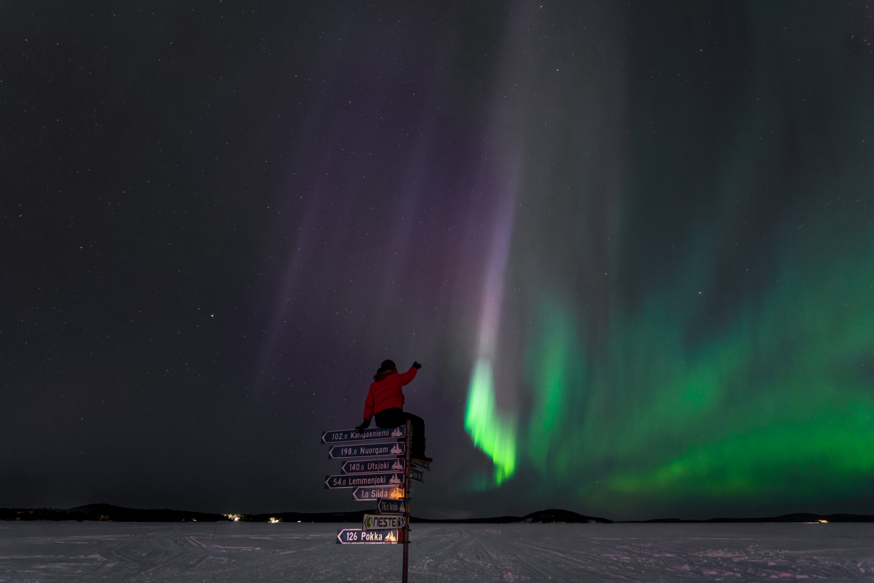 Finska, Laponija, Aurora Borealis _Viktorija i Bosko (57)