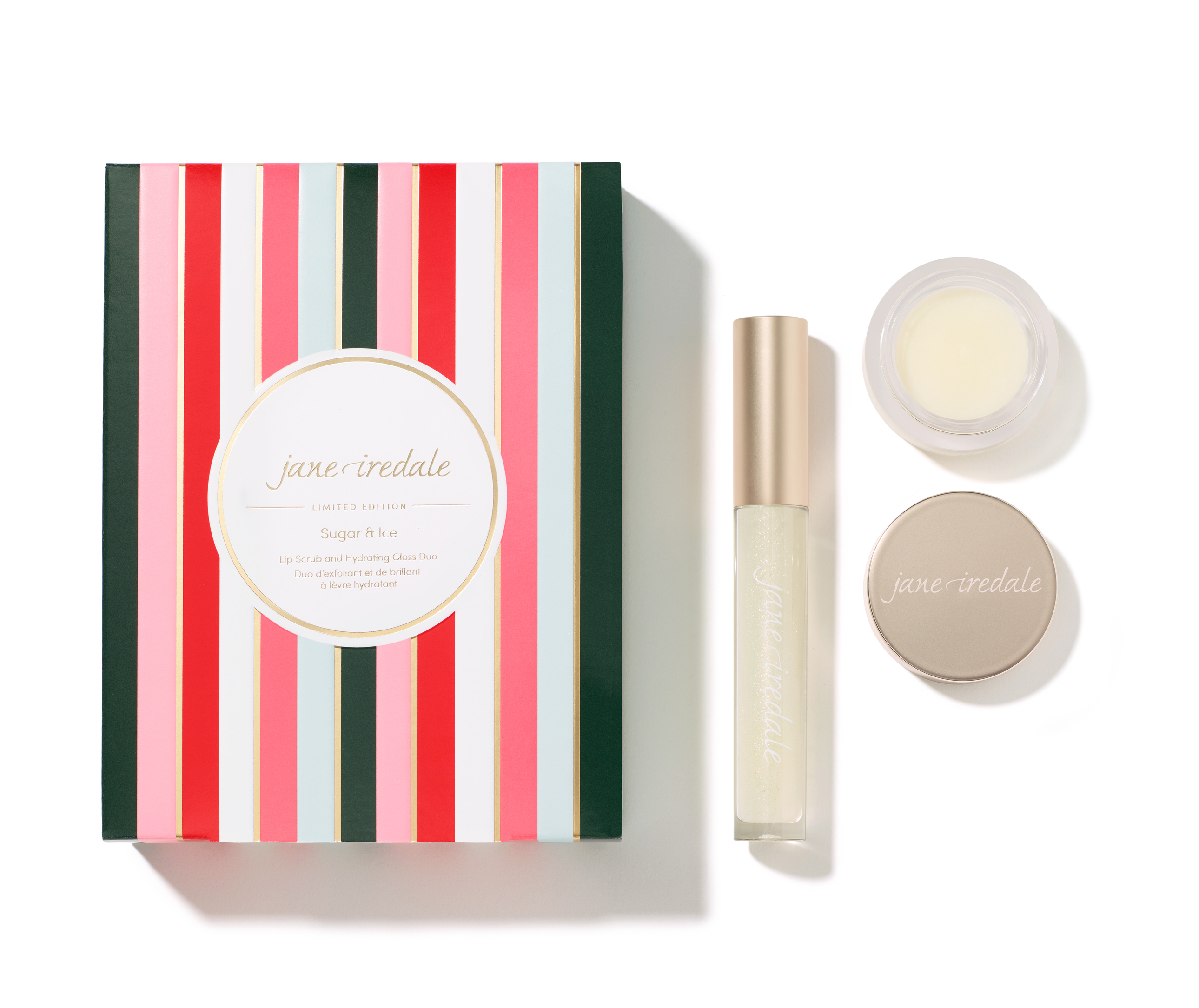 jane iredale Sugar & Ice Lip Scrub and Hydrating Gloss Duo