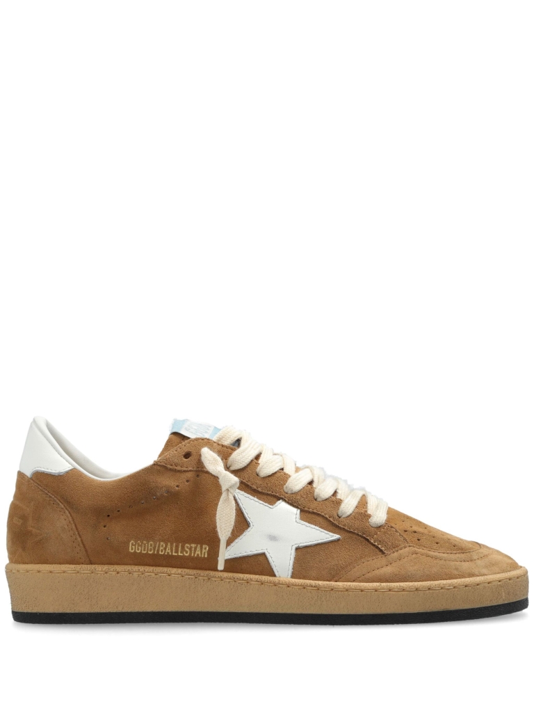 smeđe suede tenisice Golden Goose