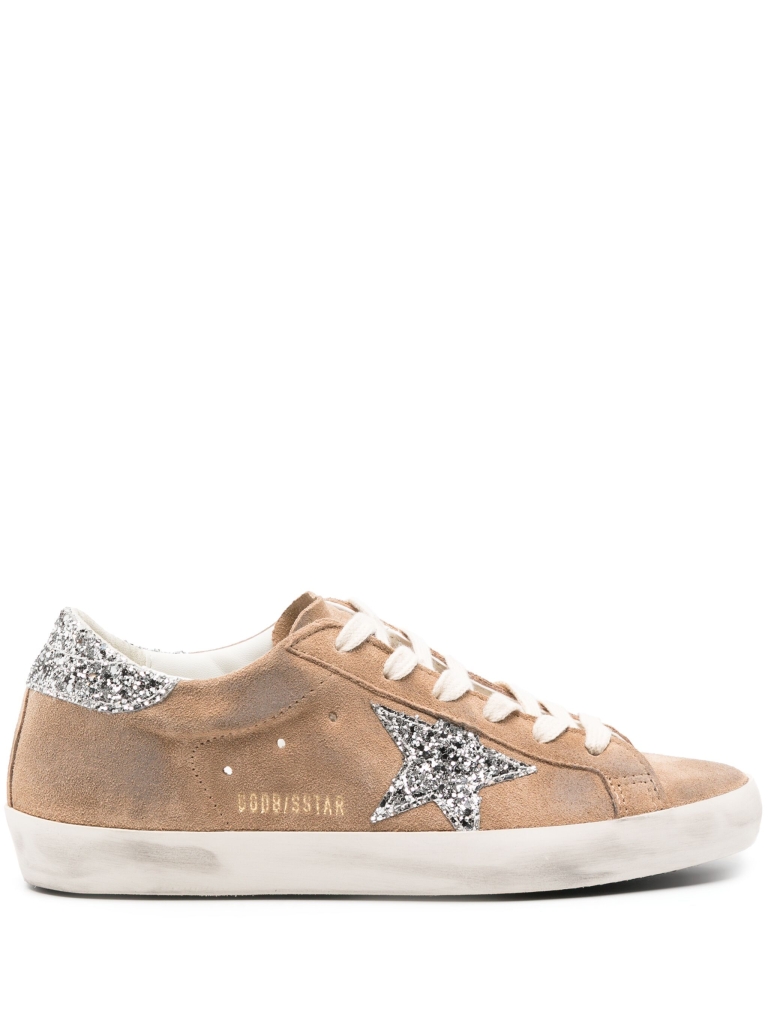 smeđe suede tenisice Golden Goose