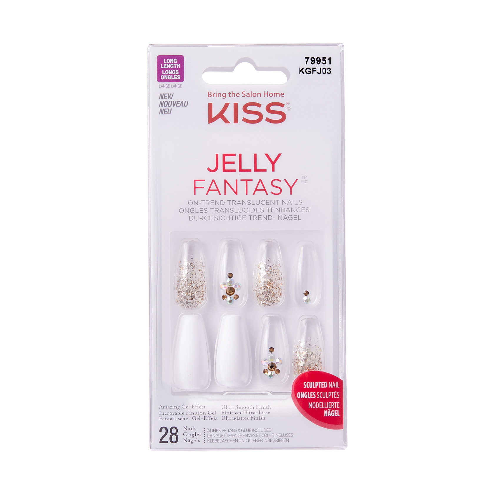 Kiss Jelly Fantasy umjetni nokti