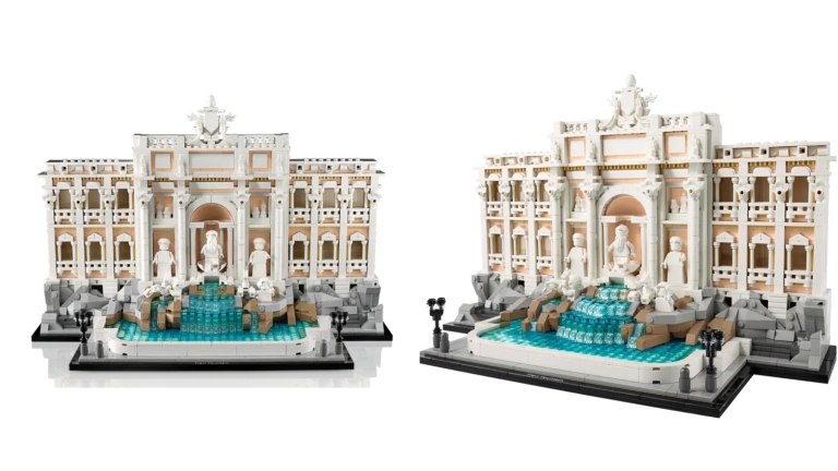 LEGO Fontana di Trevi, naslovnica