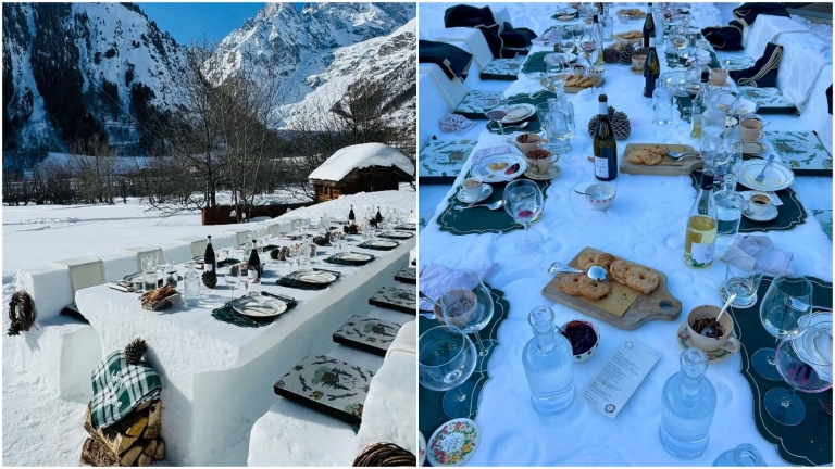 Mont Blanc snježni stol