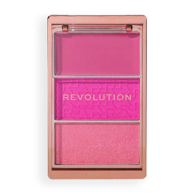 Makeup Revolution Blush Icon Palette Hot Pink Flag