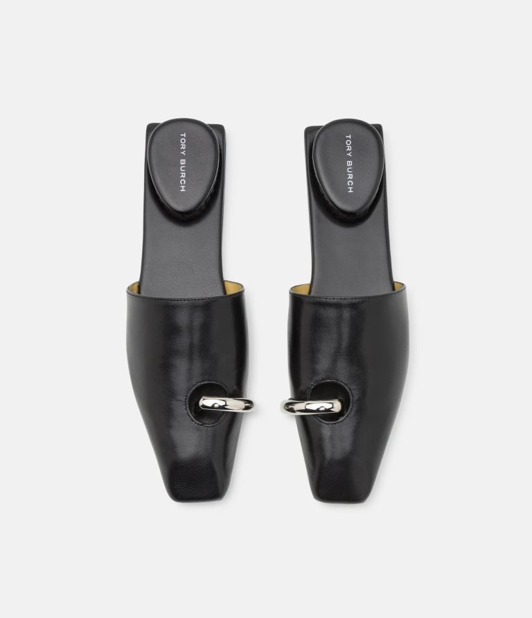 Tory Burch pierced mules